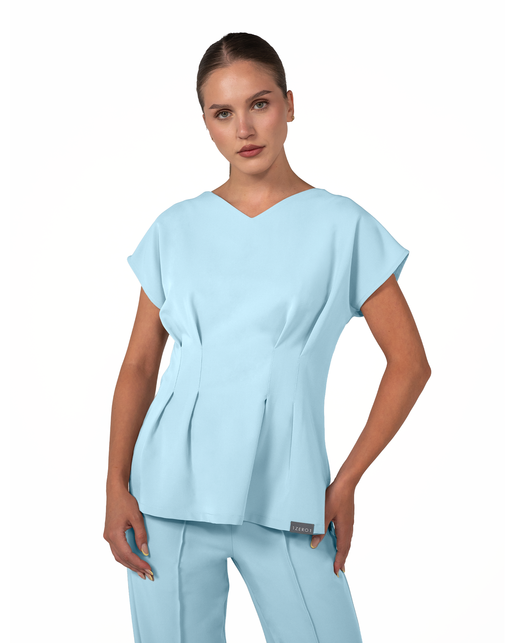 ANORA bluza medicala blue - Imagine 3