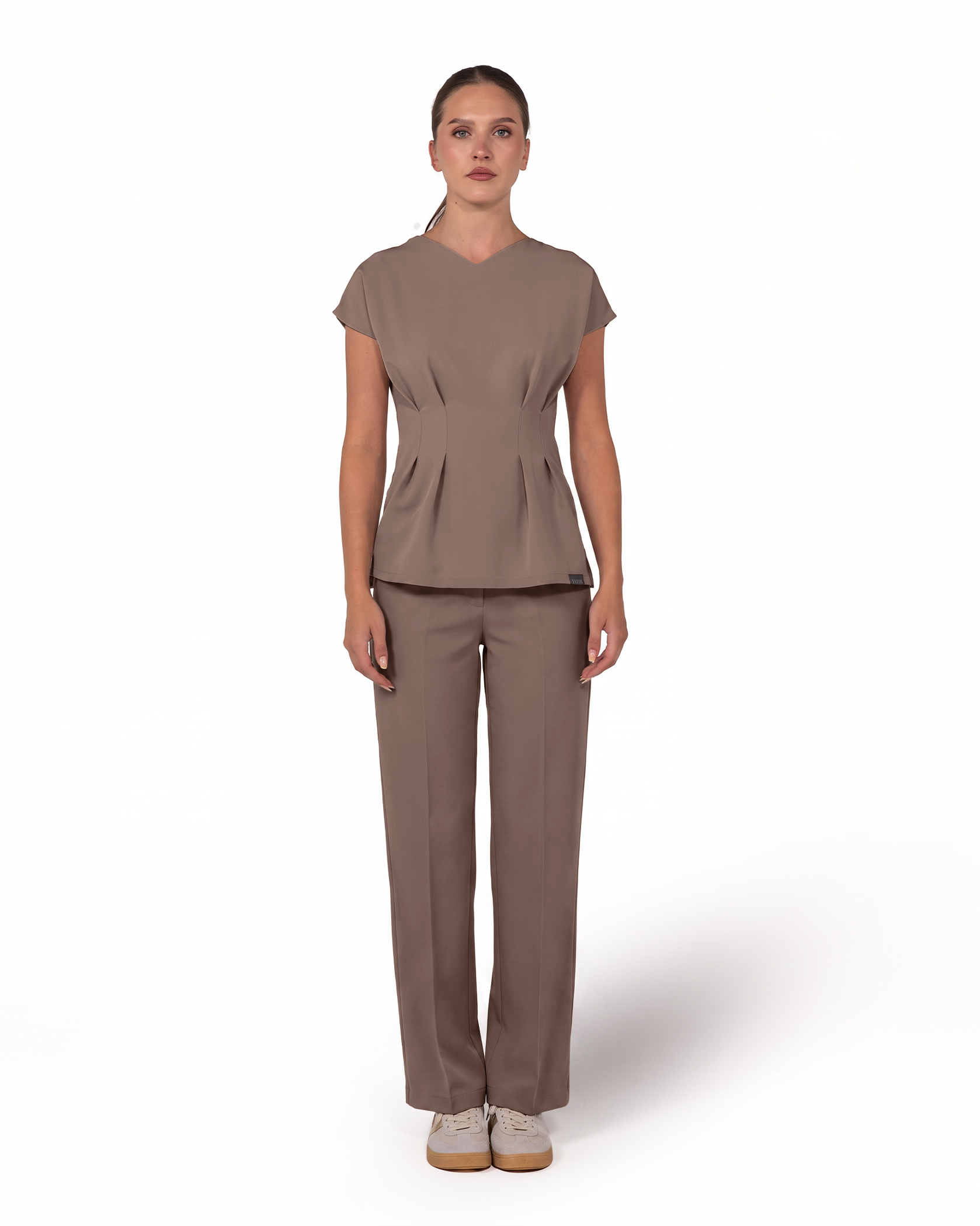 ANORA bluza medicala cappuccino - Imagine 4