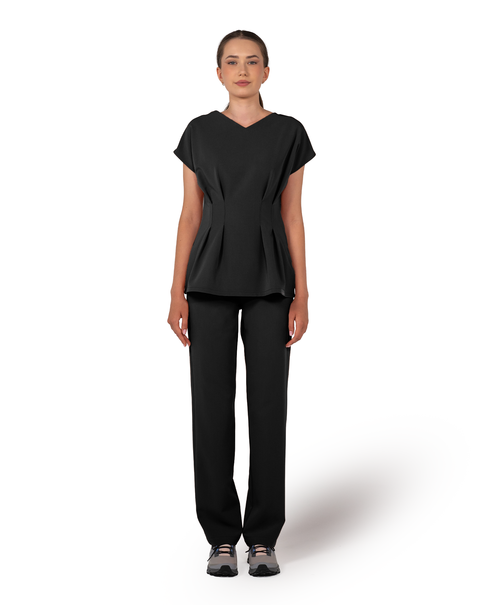ANORA bluza medicala negru - Imagine 4