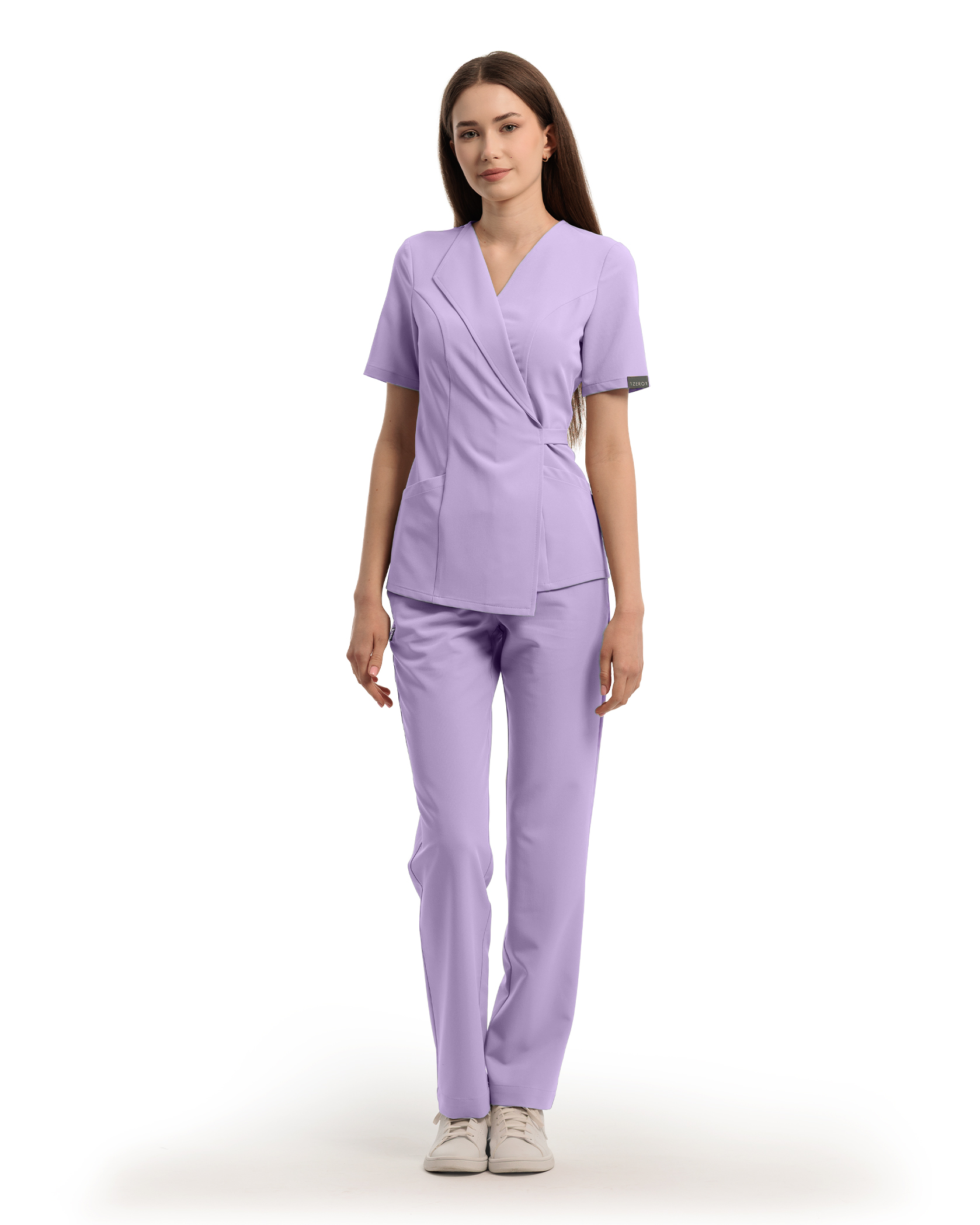 SIENA bluza medicala lila - Vedere frontala