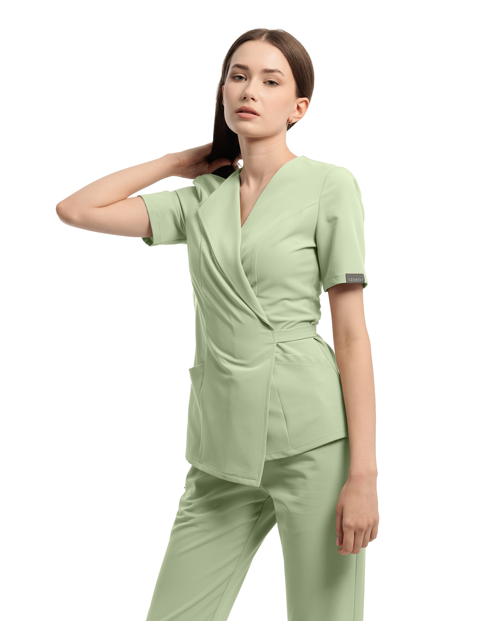 SIENA bluza medicala matcha - Imagine 4