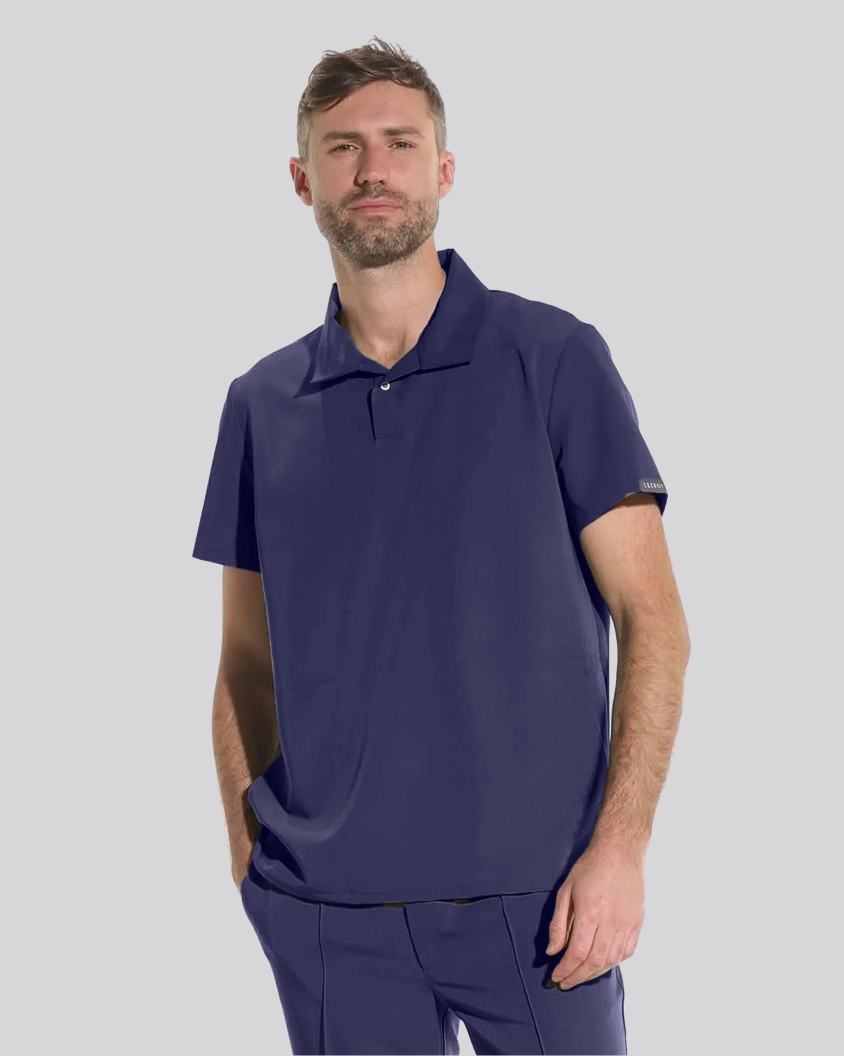COS bluza medicala navy - Vedere frontala