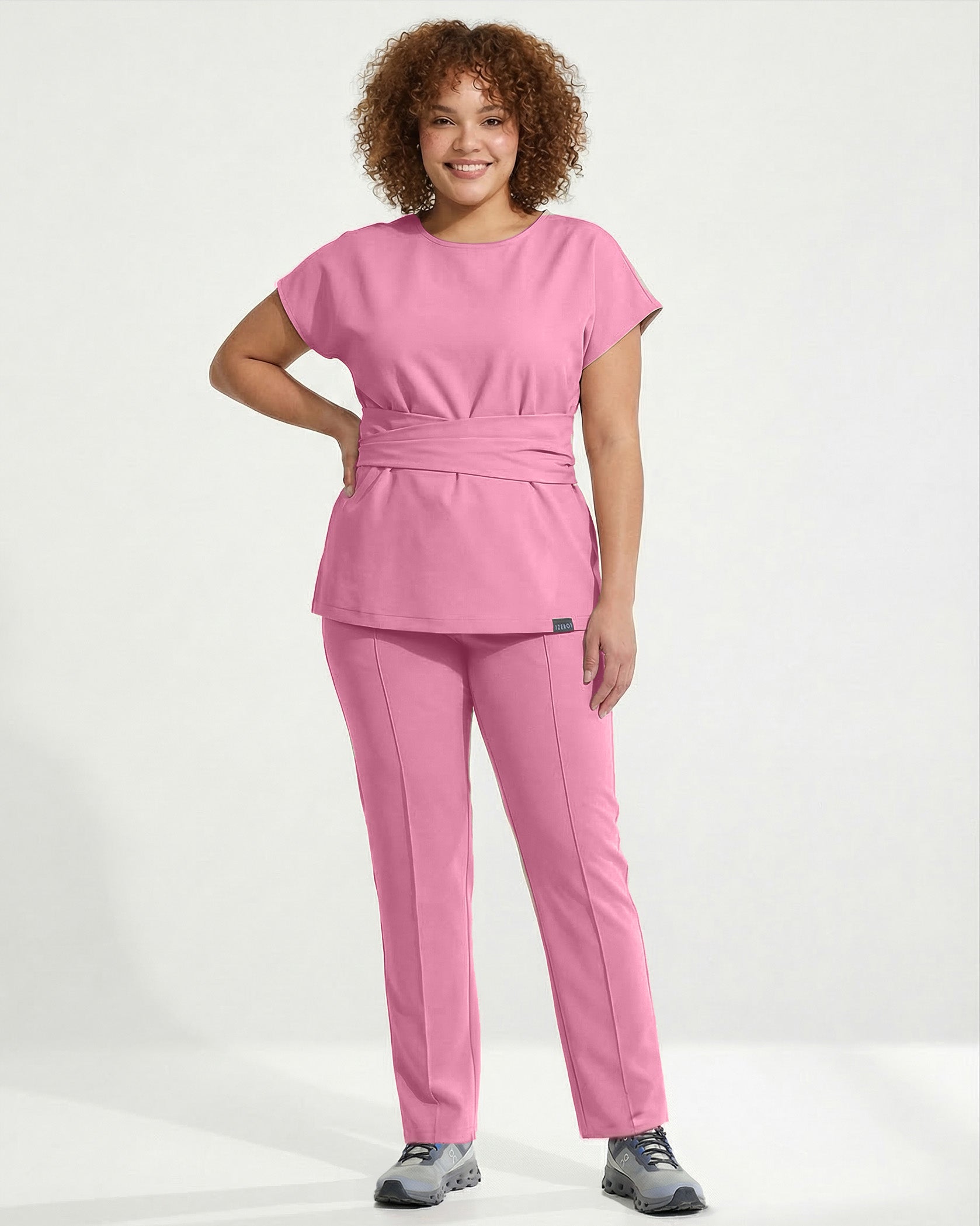 CELESTE Rose Dust Scrub Top - Image 5