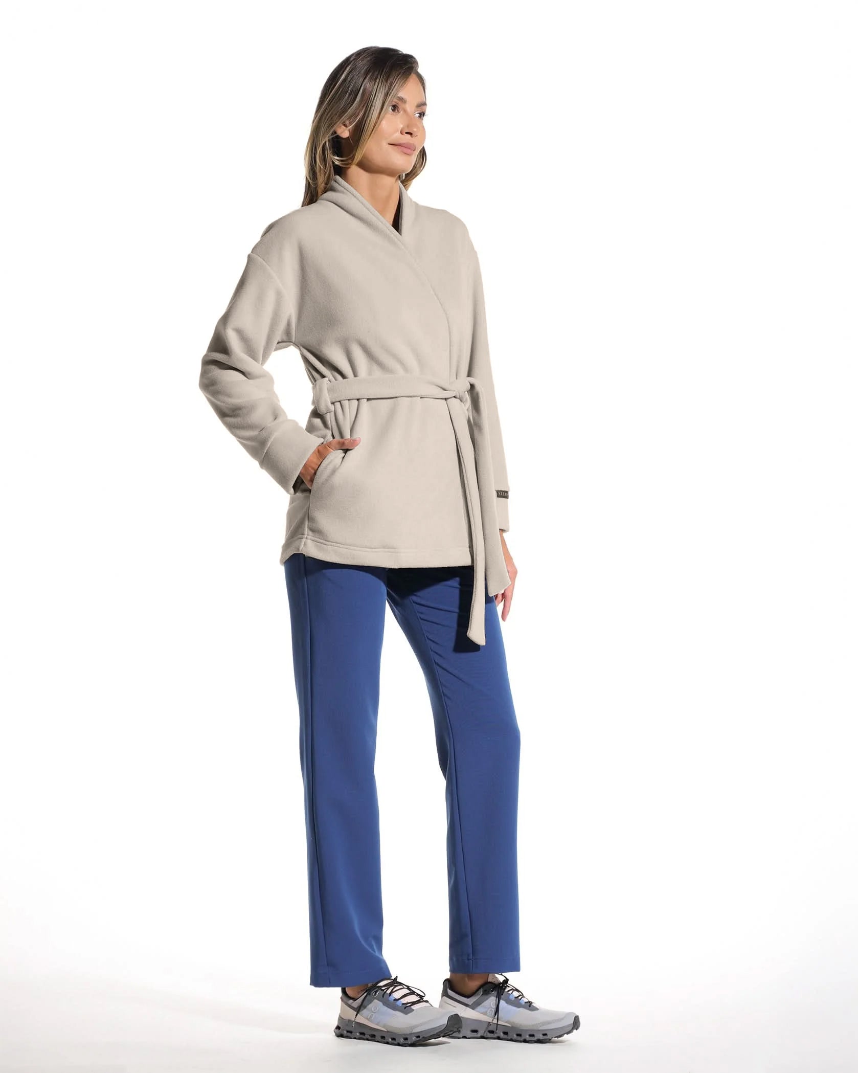 Halat medical dama COZY grej - Imagine 4