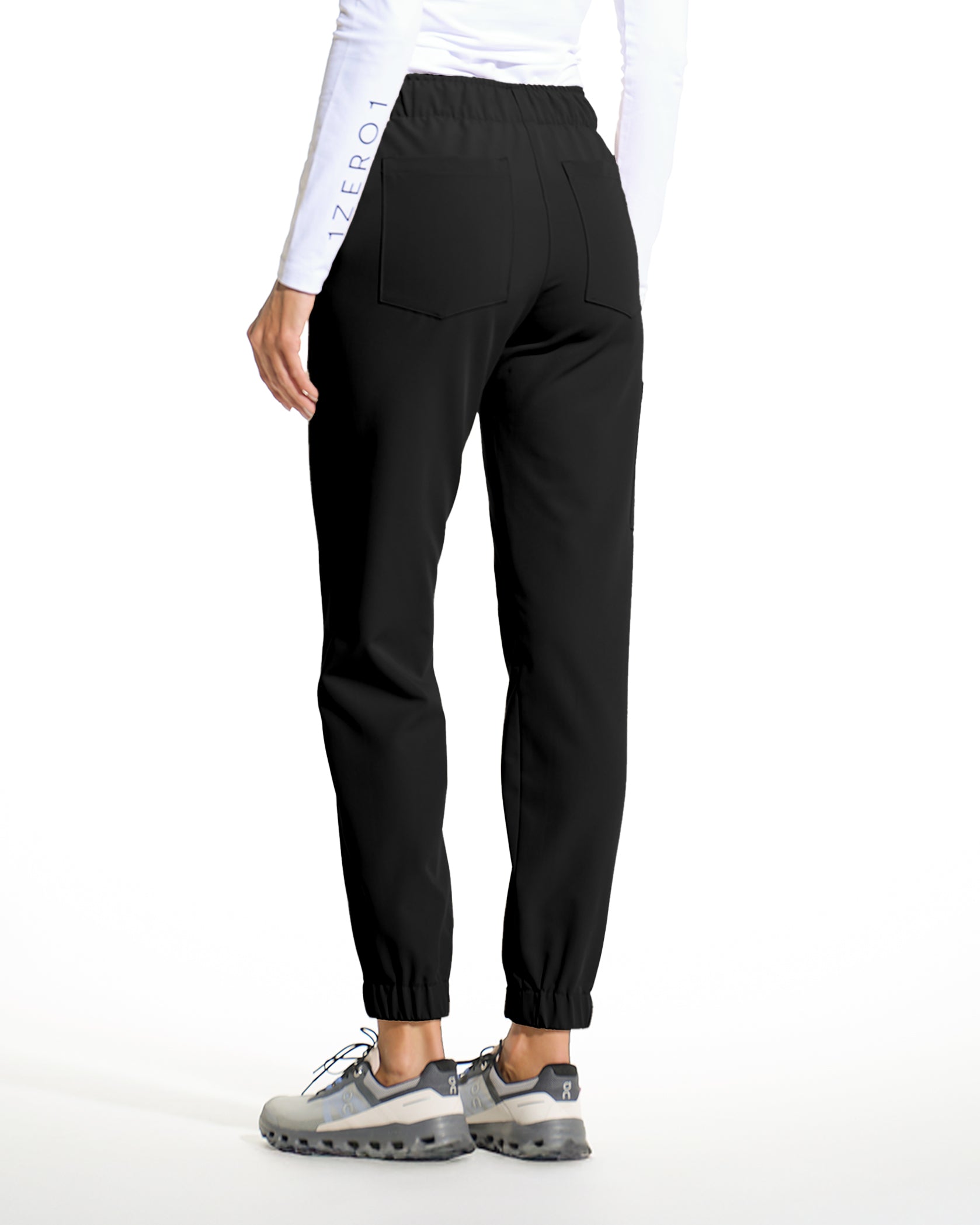 Costum medical ACTIVE Negru - Imagine 6