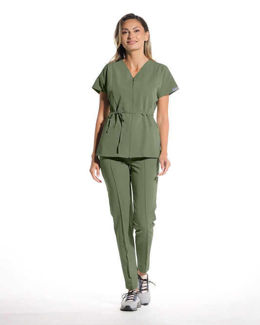 NORMA Olive Scrub Pants