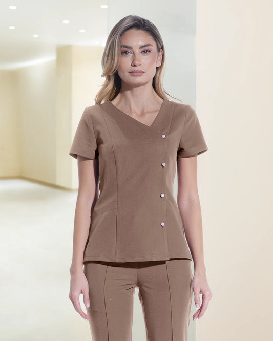 PERLA bluza medicala cappuccino