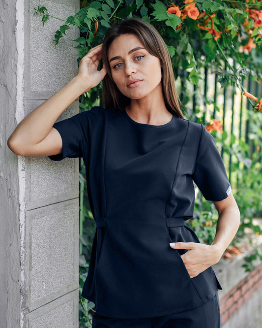 THALYA bluza medicala navy