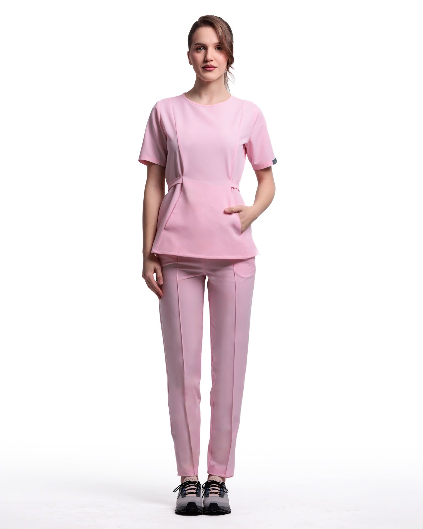 THALYA bluza medicala bloom - Vedere frontala