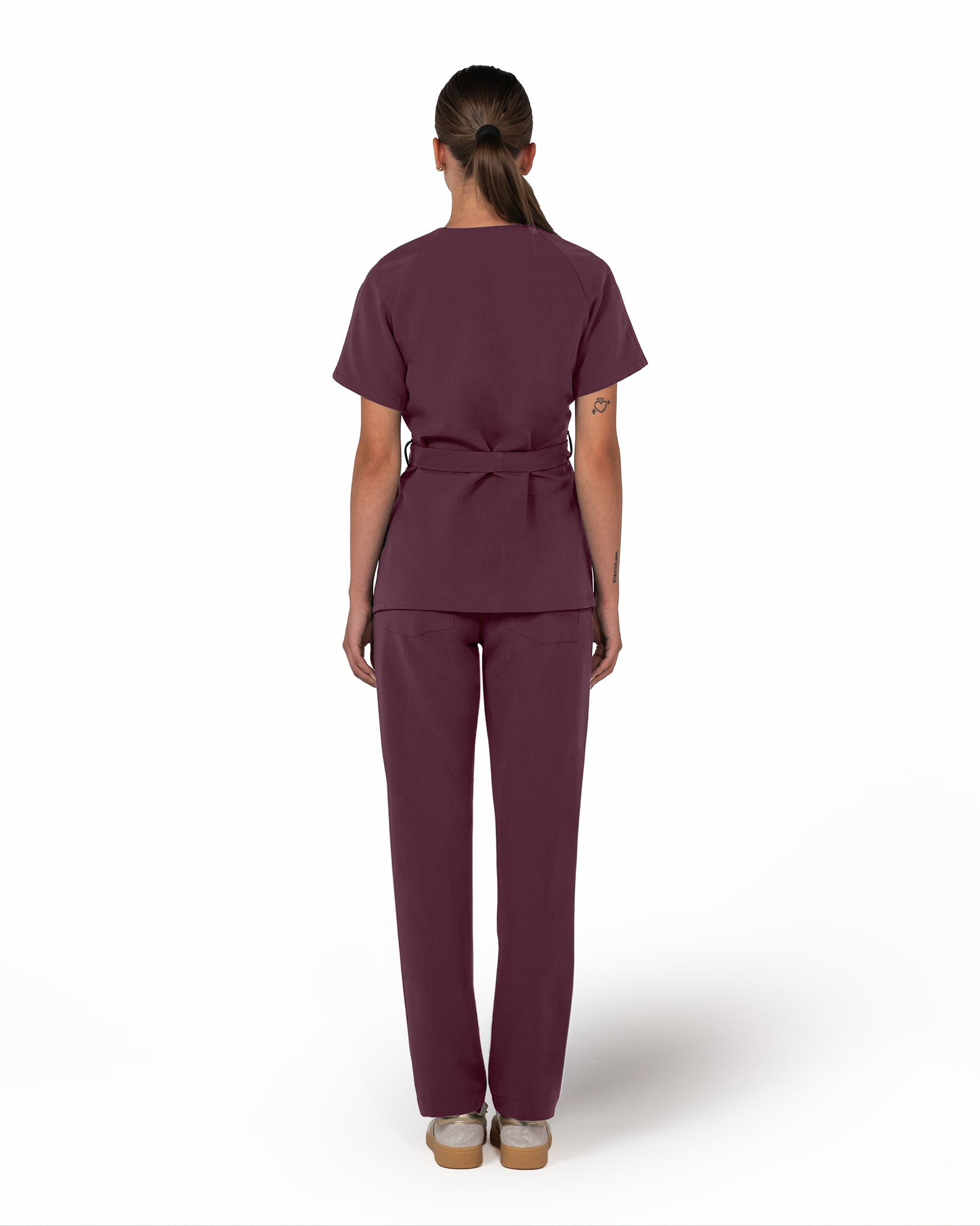 TRINA bluza medicala grape - Imagine 5