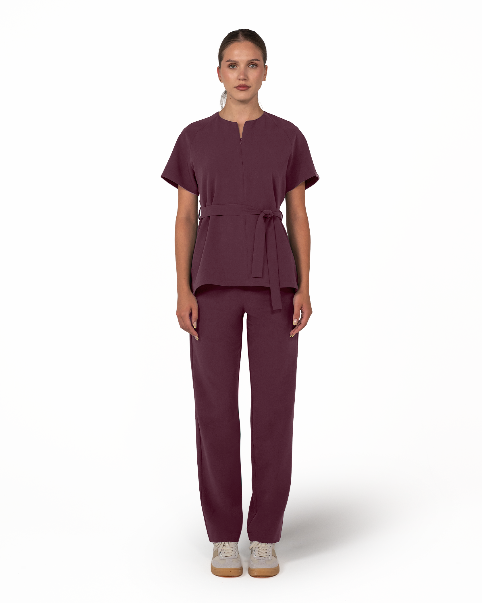 TRINA bluza medicala grape - Imagine 4