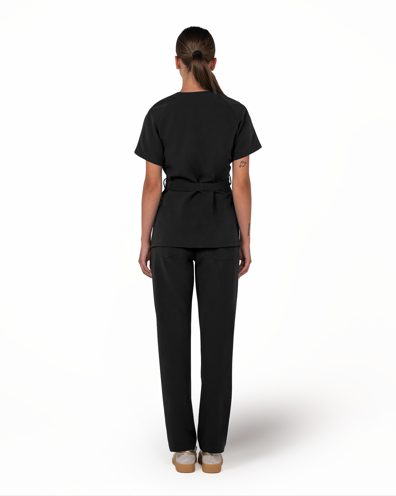 TRINA bluza medicala negru - Imagine 4