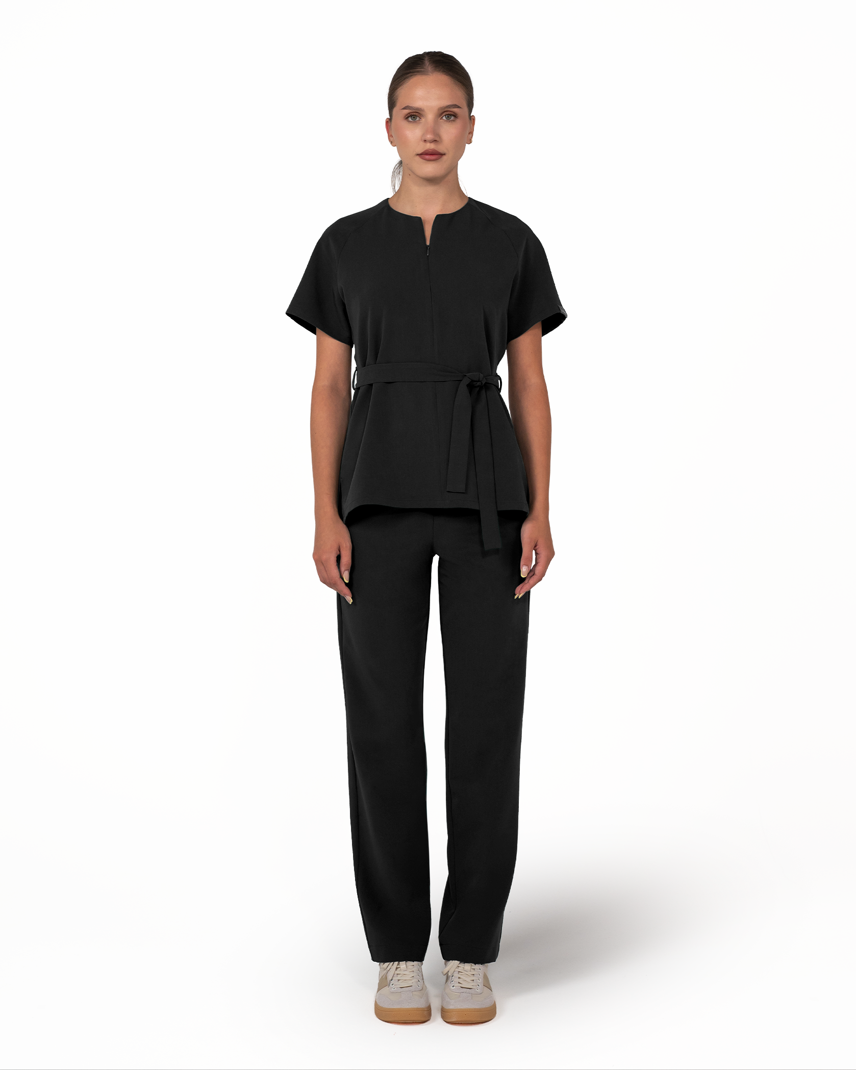 TRINA bluza medicala negru - Imagine 3