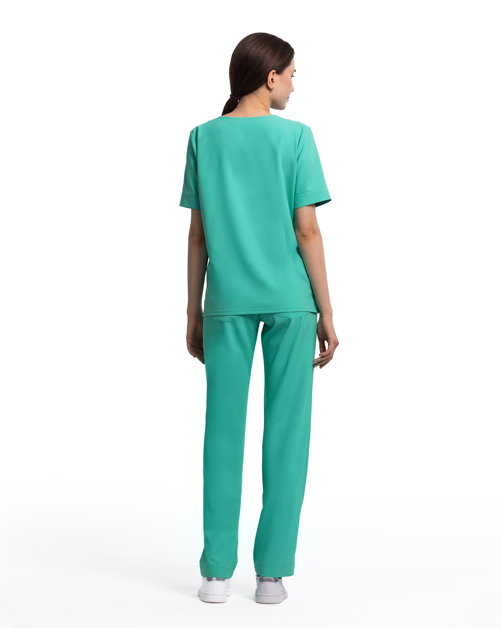 Bluza medicala VERSO aqua - Imagine 4