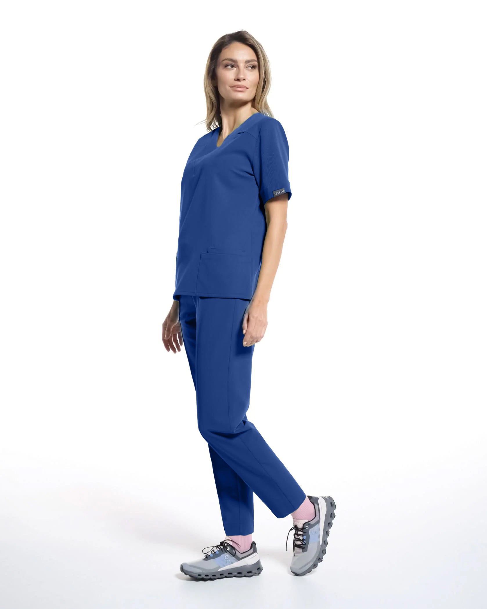 Costum medical CLASIC Royal Blue - Imagine 4