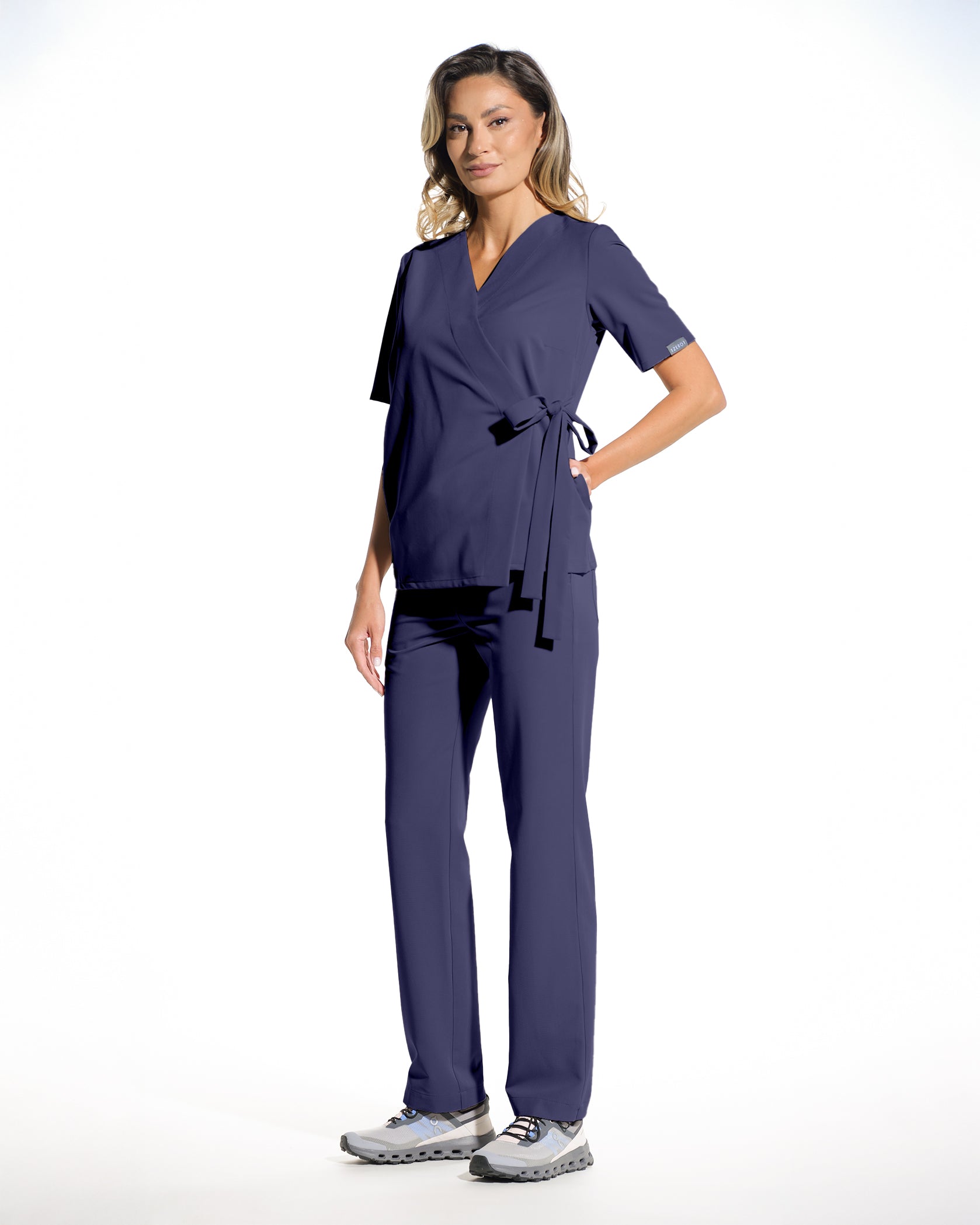 ANAIS Navy Scrub Top - Image 4