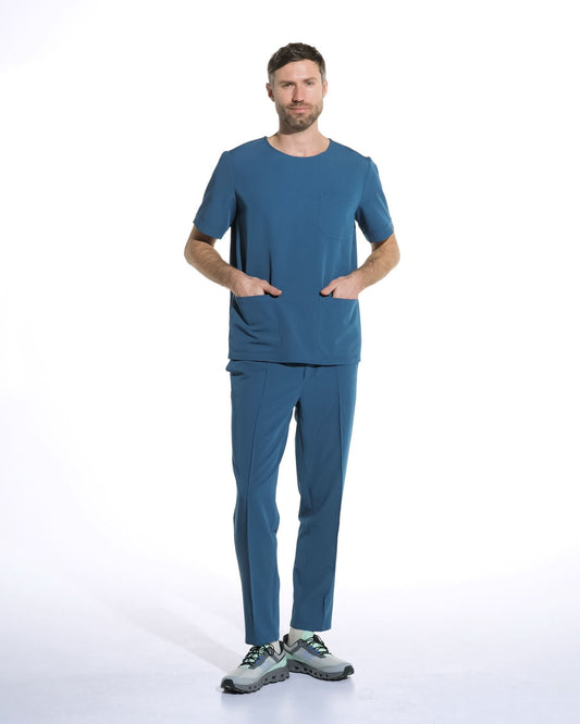Bluza medicala barbati COSMO marine - 1zero1.ro