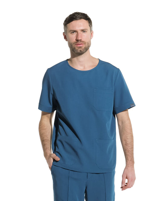 Bluza medicala barbati COSMO marine - 1zero1.ro