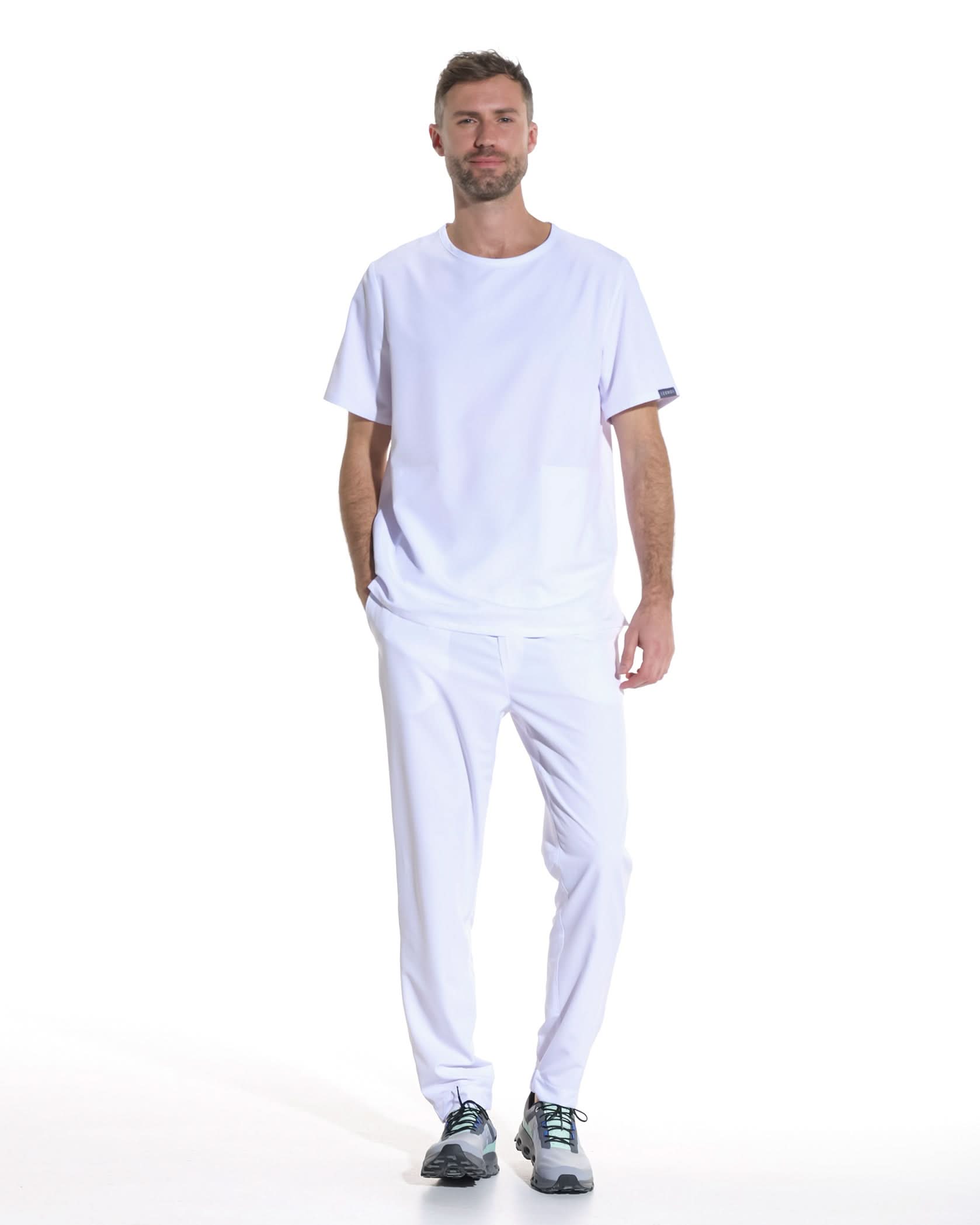 Bluza medicala PULSE alb - 1zero1.ro
