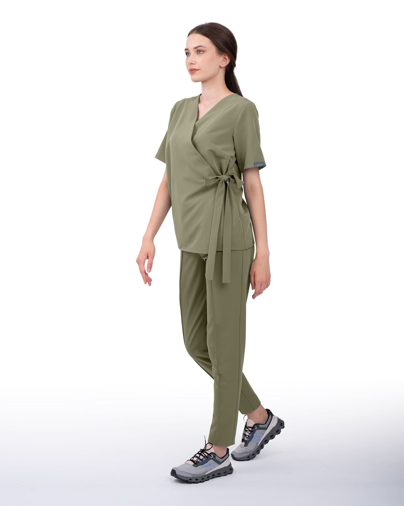 Bluza medicala ANAIS olive - 1zero1.ro