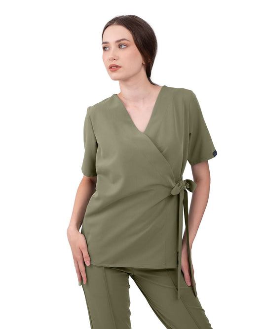 Bluza medicala ANAIS olive - 1zero1.ro