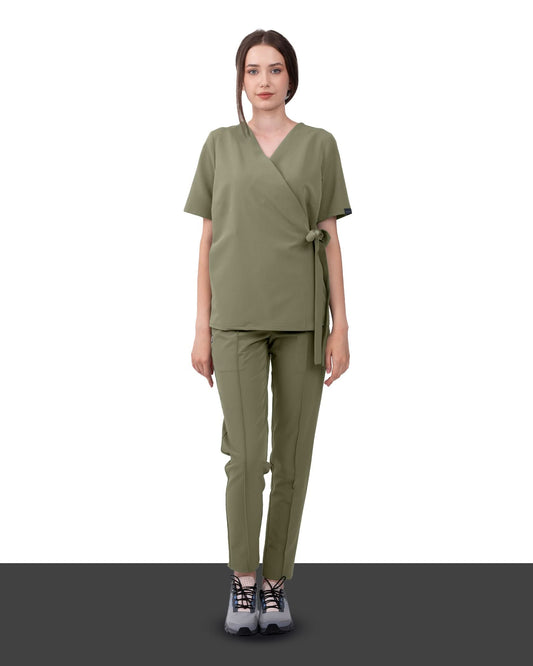 Bluza medicala ANAIS olive - 1zero1.ro