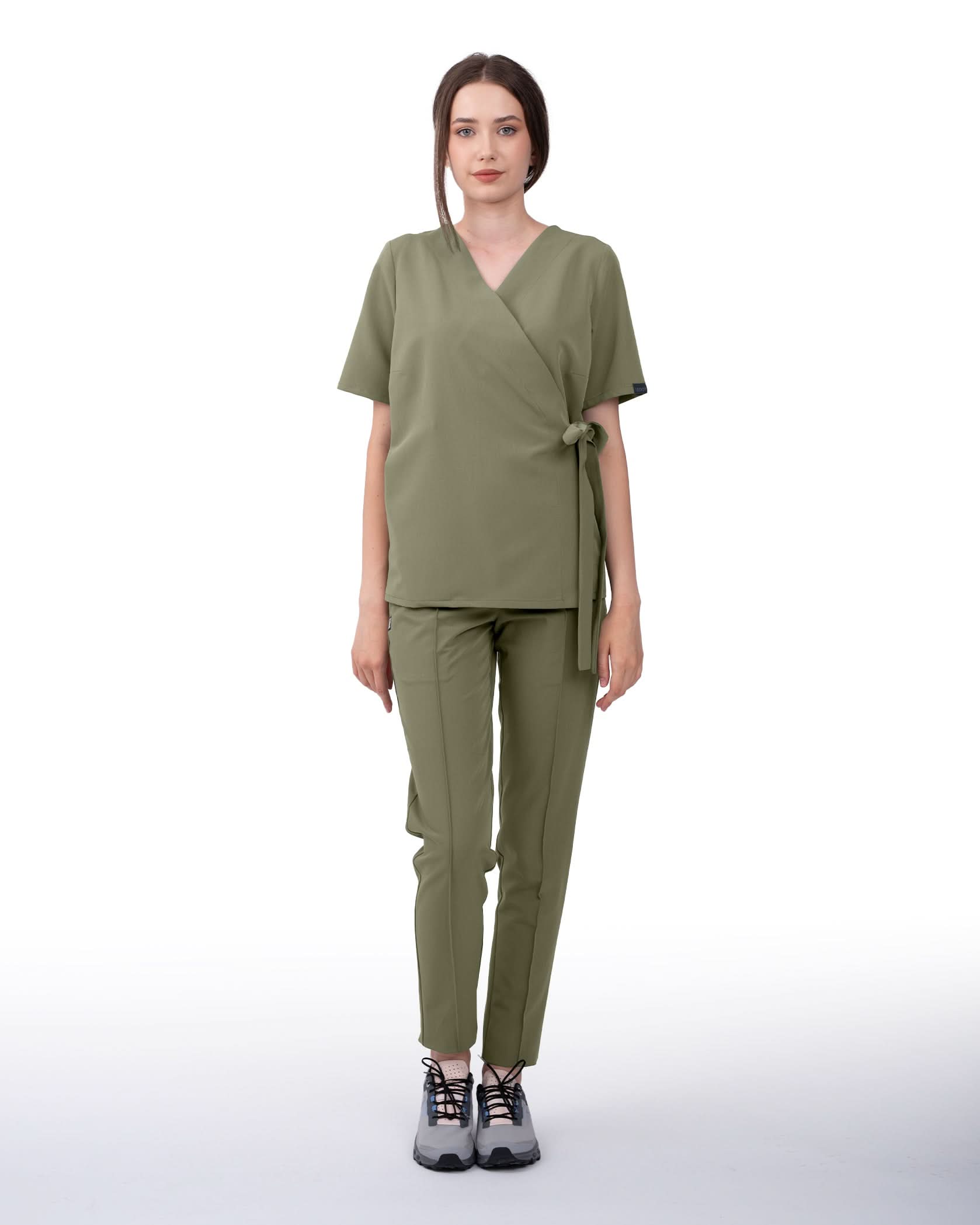 Bluza medicala ANAIS olive - 1zero1.ro