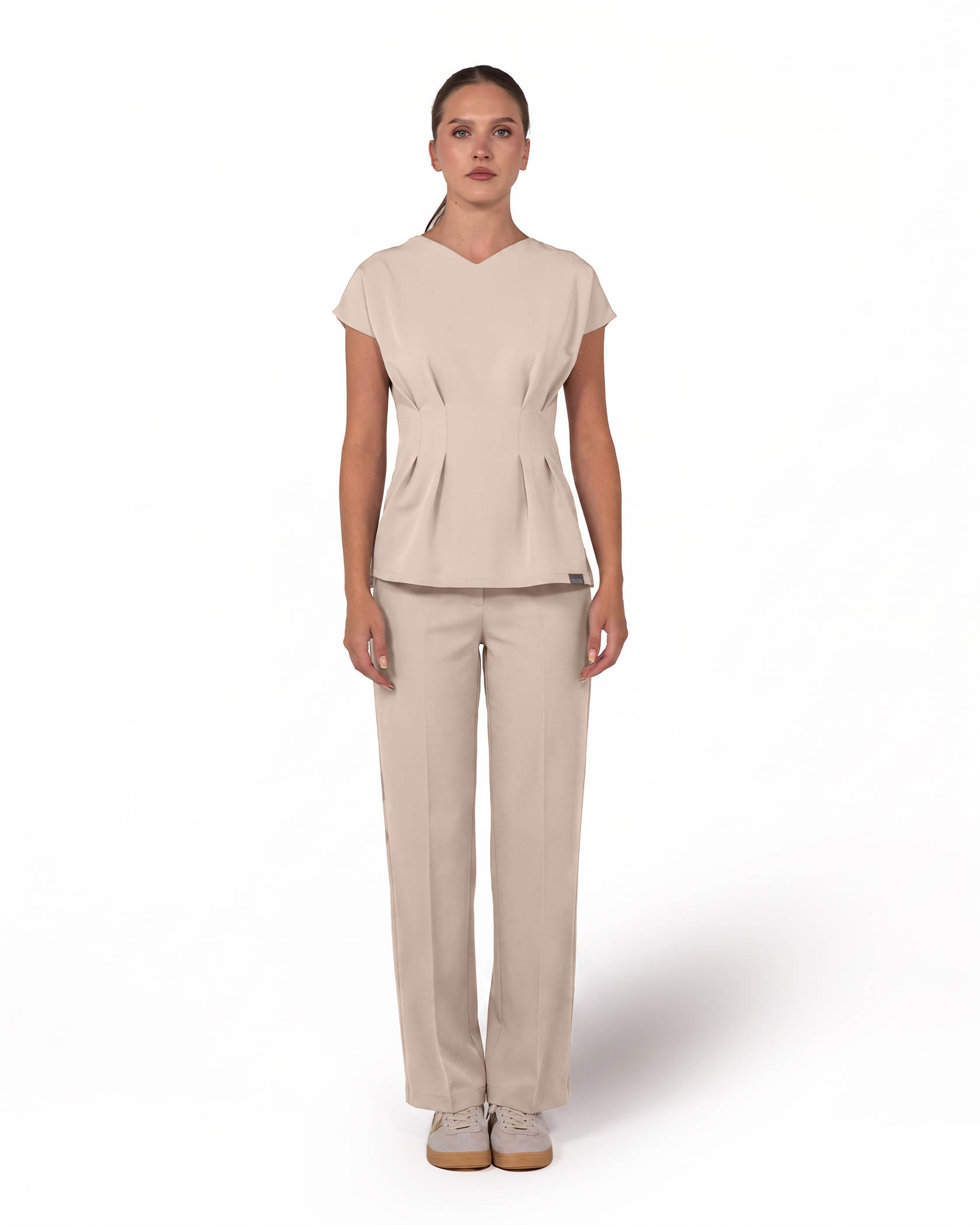 ANORA bluza medicala latte - Imagine 4