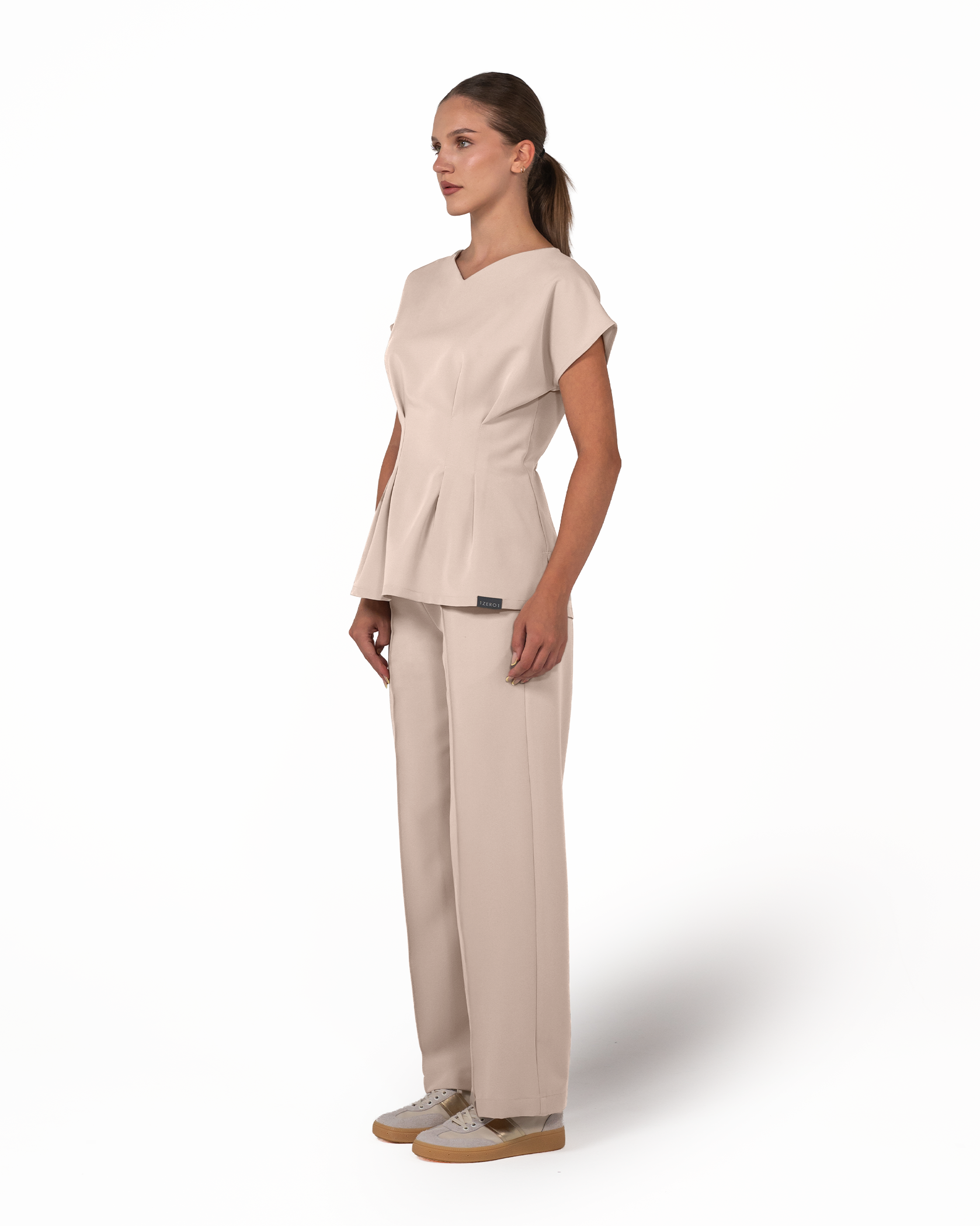 ANORA bluza medicala latte - Imagine 5