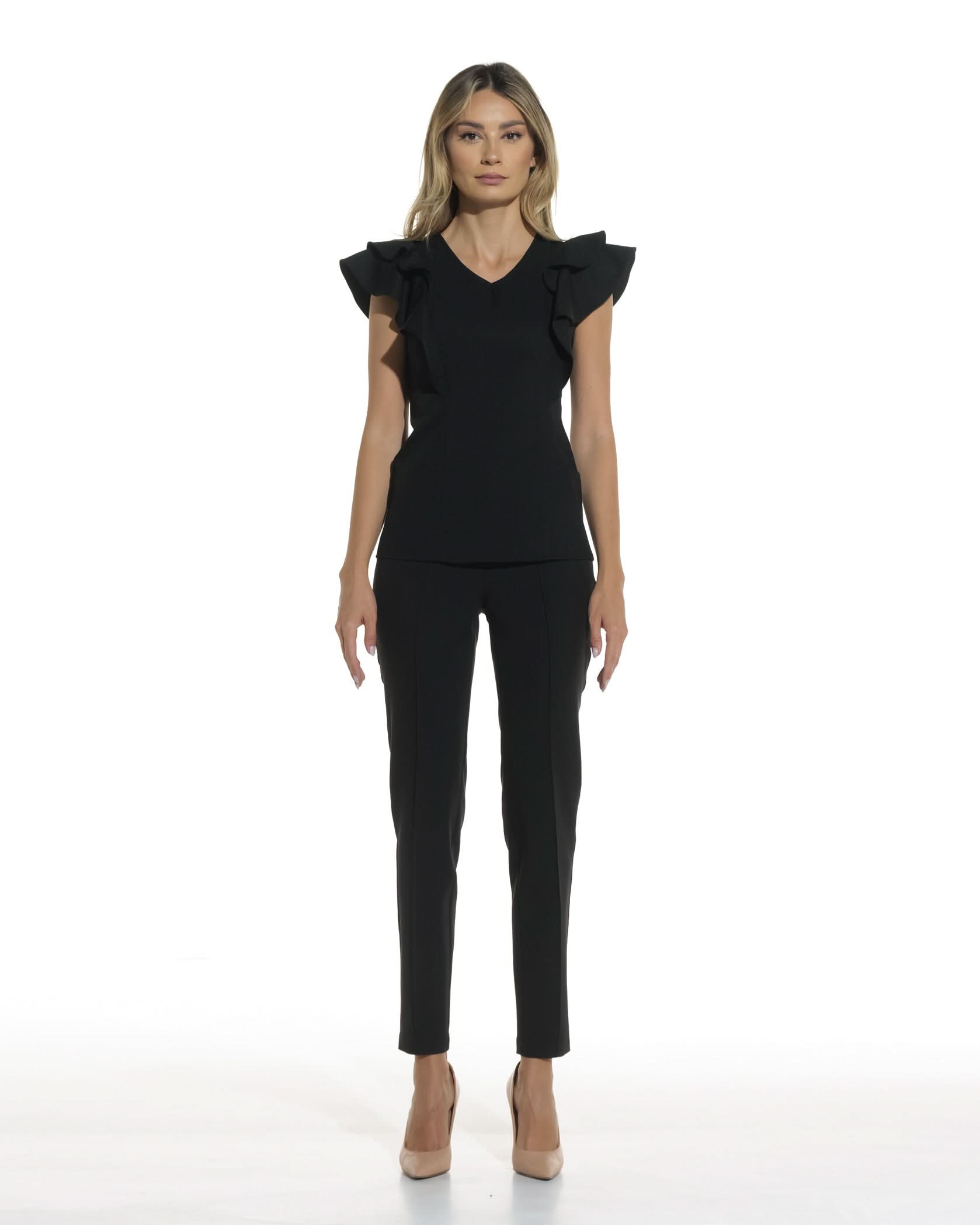 Bluza medicala AVRA negru - 1zero1.ro
