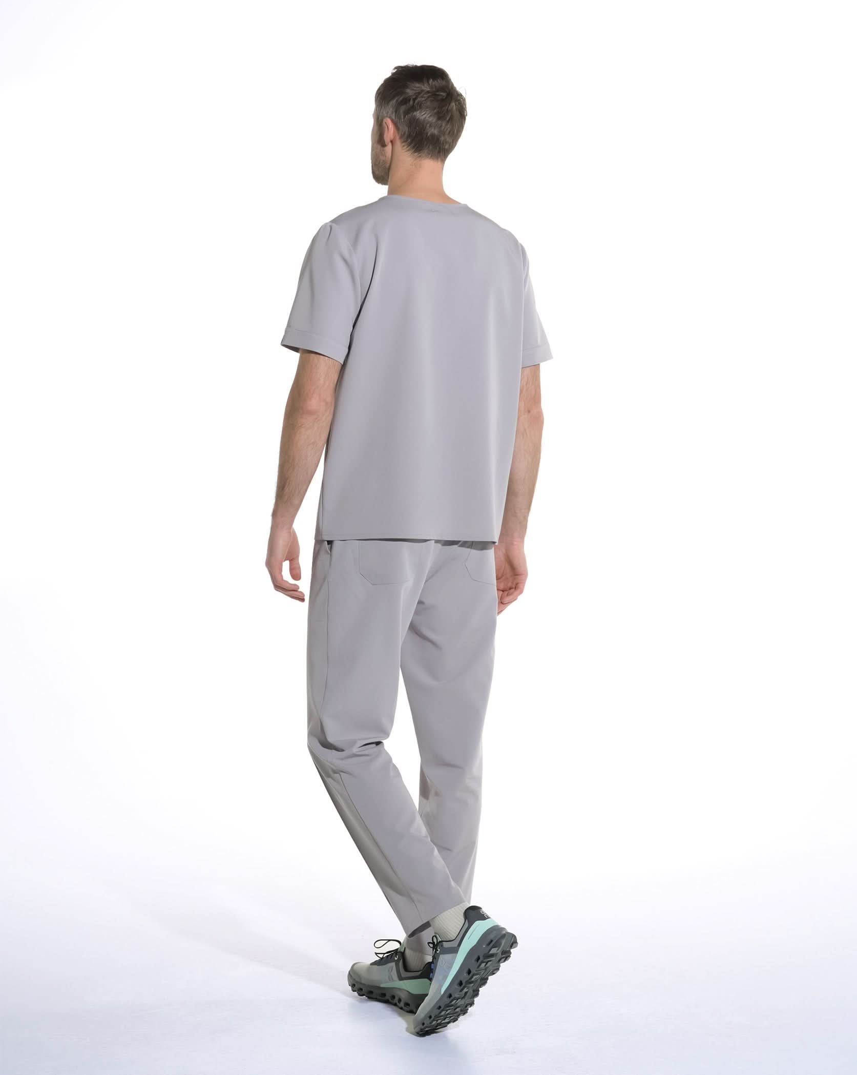 Bluza medicala barbati COSMO gri - 1zero1.ro