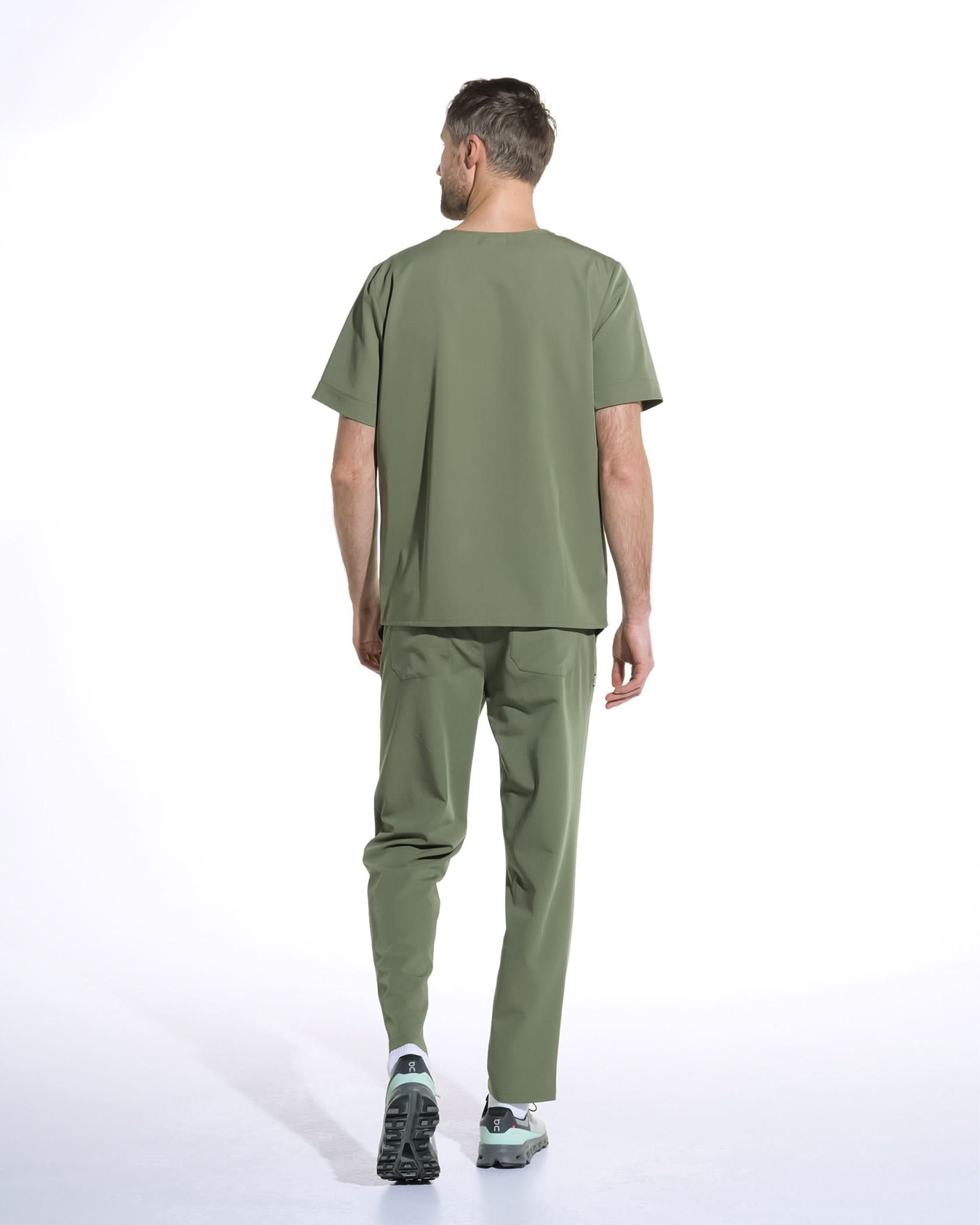 Bluza medicala barbati COSMO olive - 1zero1.ro