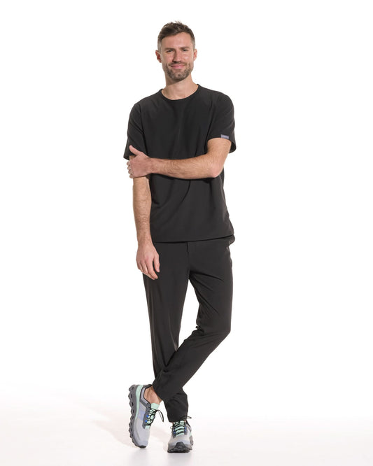 Bluza medicala PULSE negru - 1zero1.ro