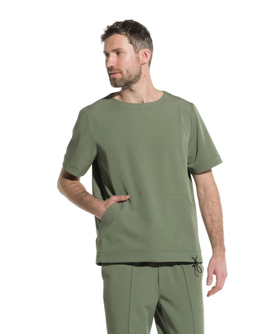 Bluza medicala barbati EVER olive - 1zero1.ro