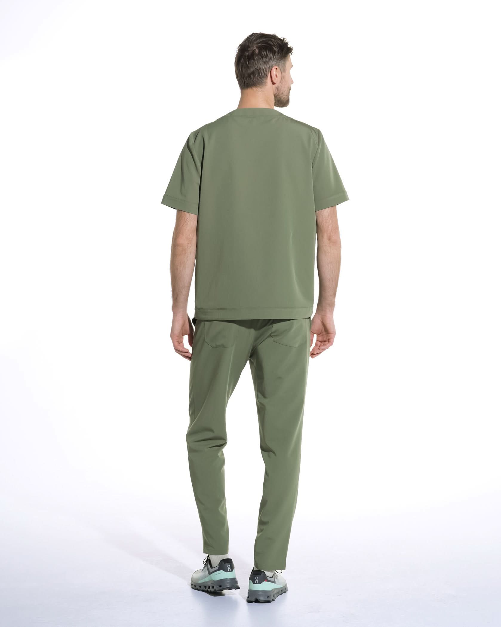 Bluza medicala barbati EVER olive - 1zero1.ro
