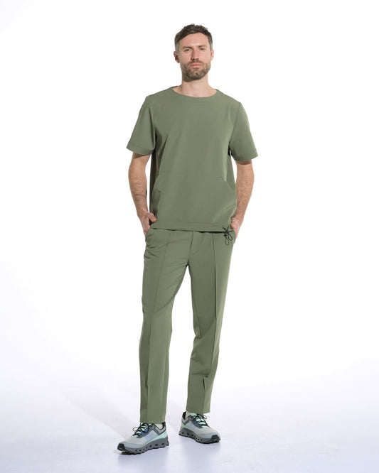 Bluza medicala barbati EVER olive - 1zero1.ro