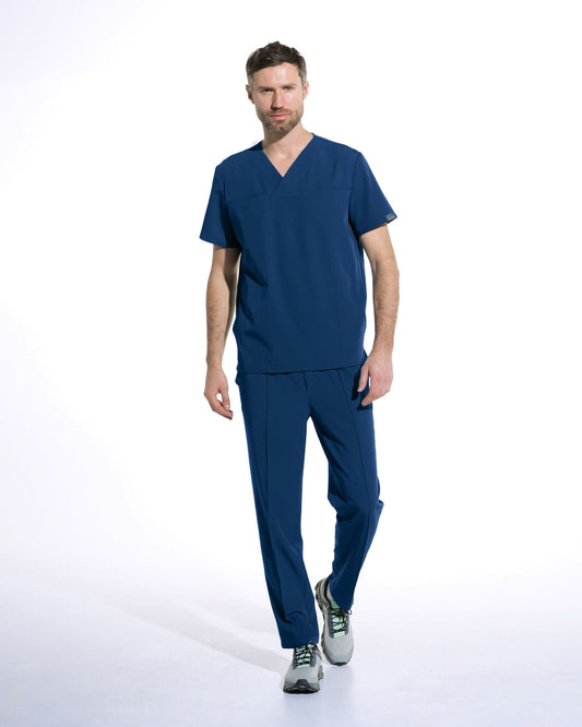 Bluza medicala barbati WAVE royal blue