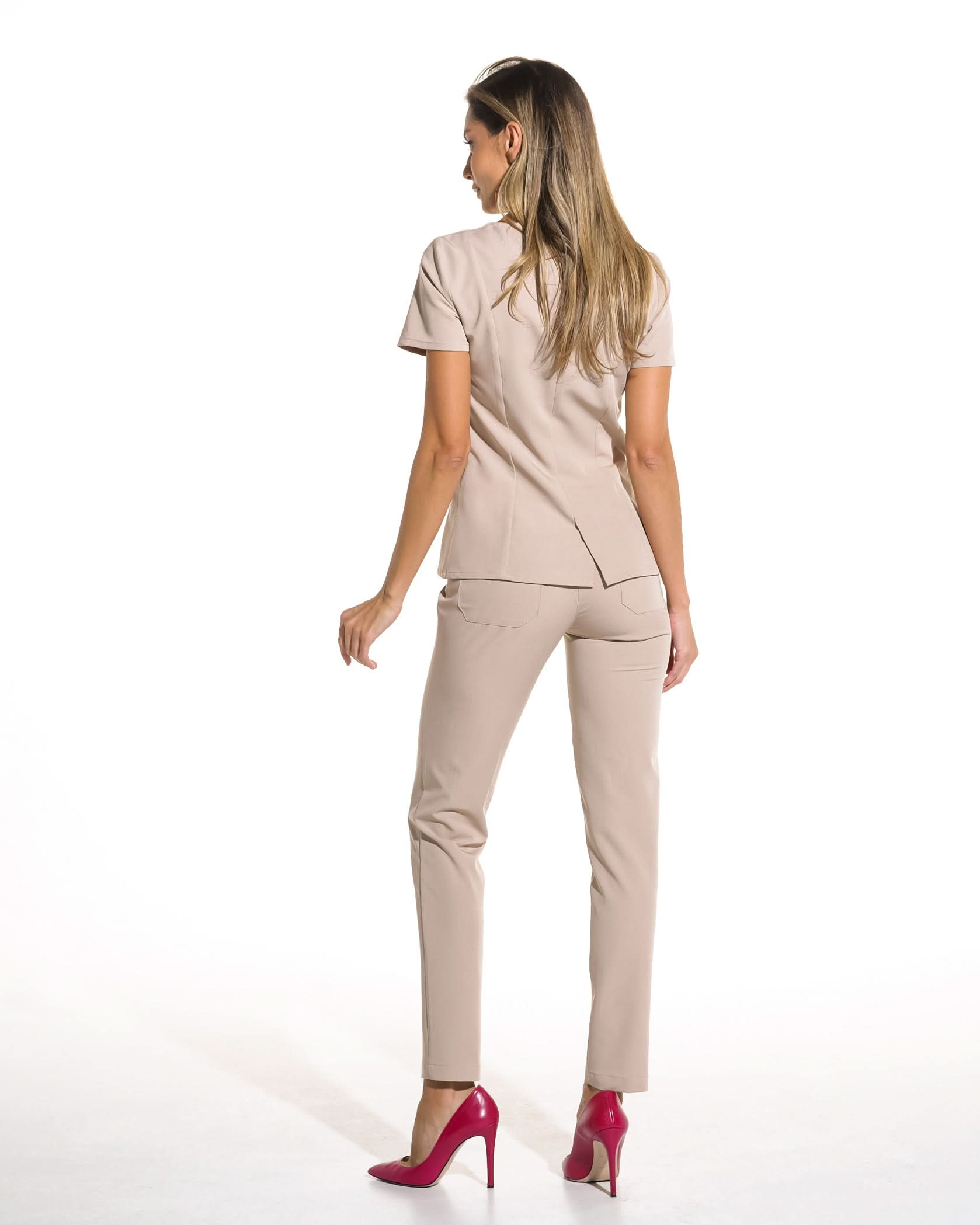 Bluza medicala PERLA latte - 1zero1.ro