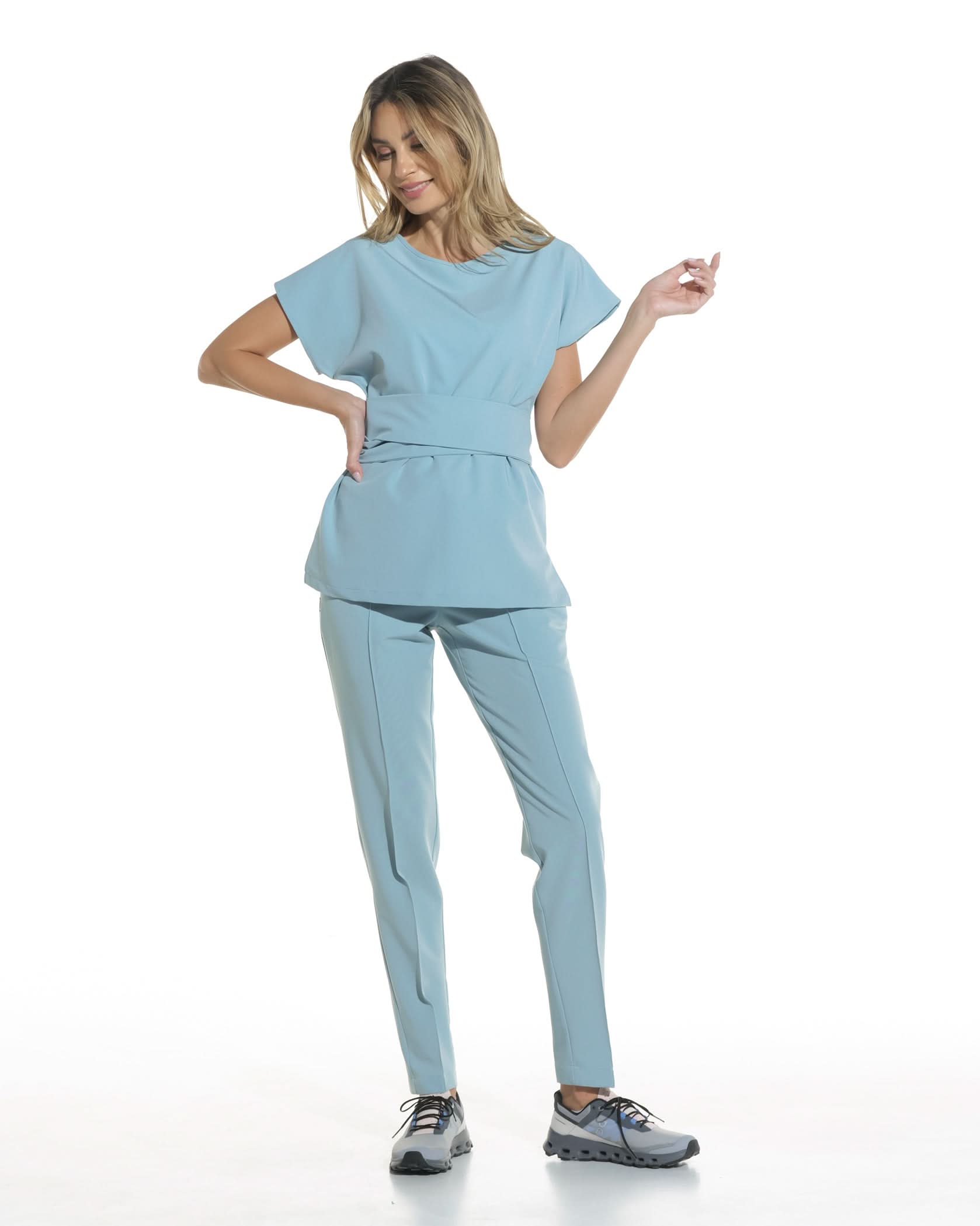Bluza medicala CELESTE blue - 1zero1.ro