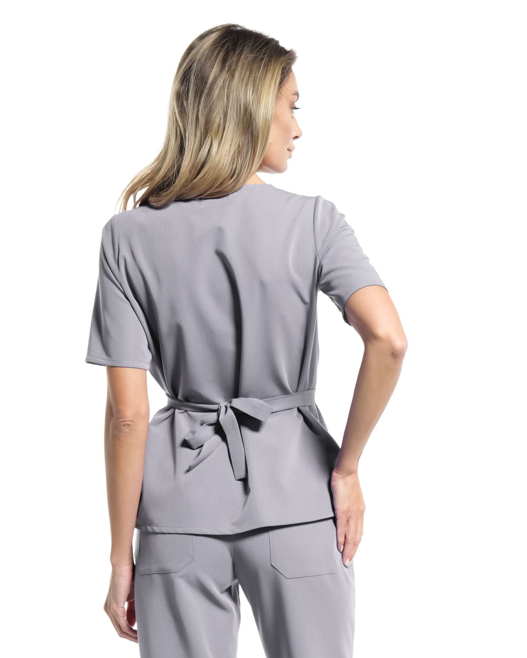 Bluza medicala THALYA gri - 1zero1.ro
