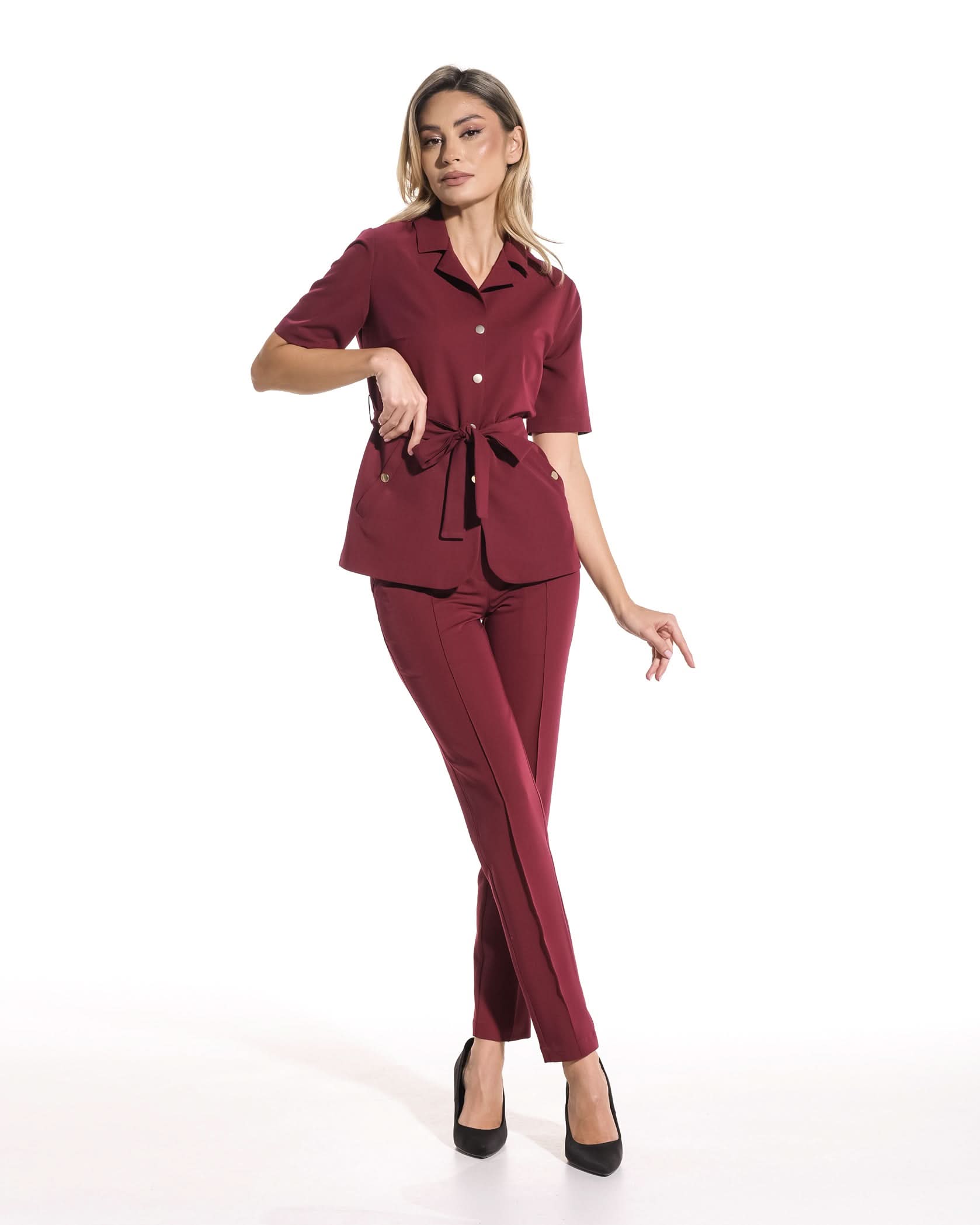 Bluza VENUS bordo - 1zero1.ro