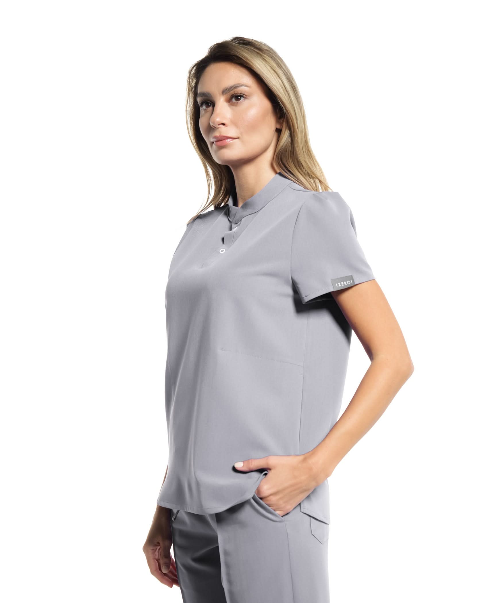 Bluza medicala FRIDA gri - 1zero1.ro