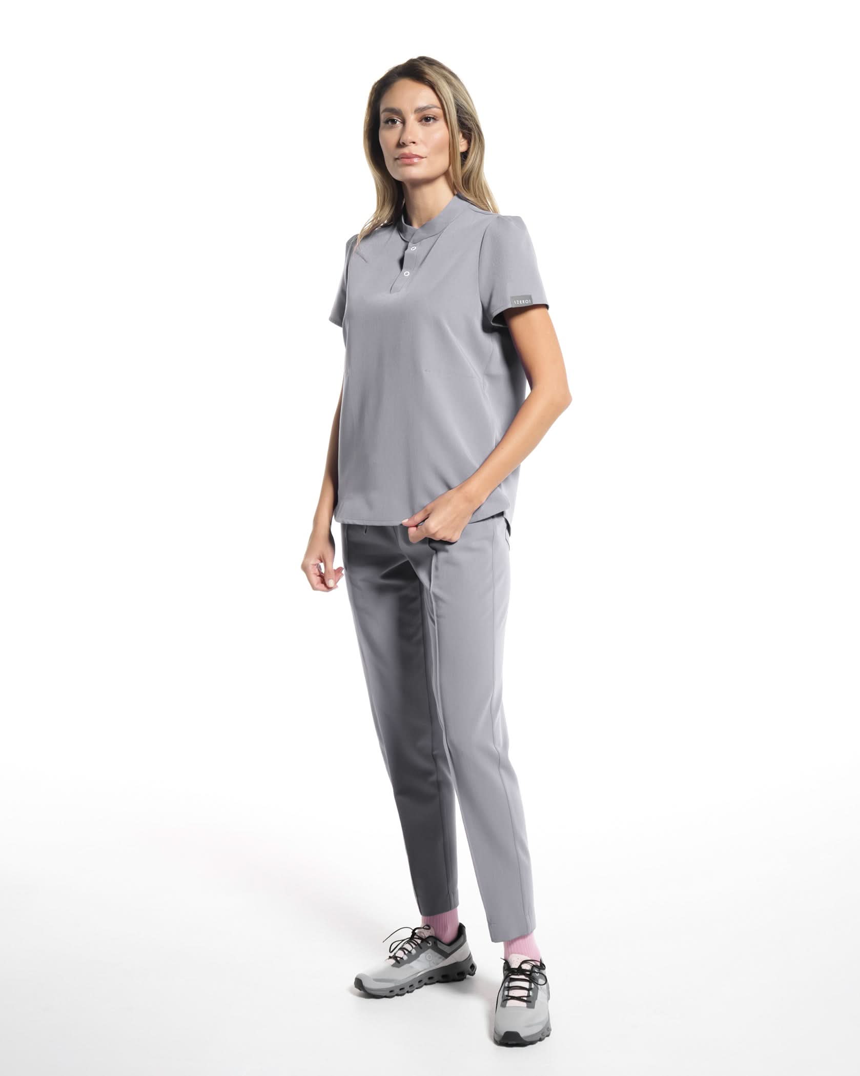 Bluza medicala FRIDA gri - 1zero1.ro