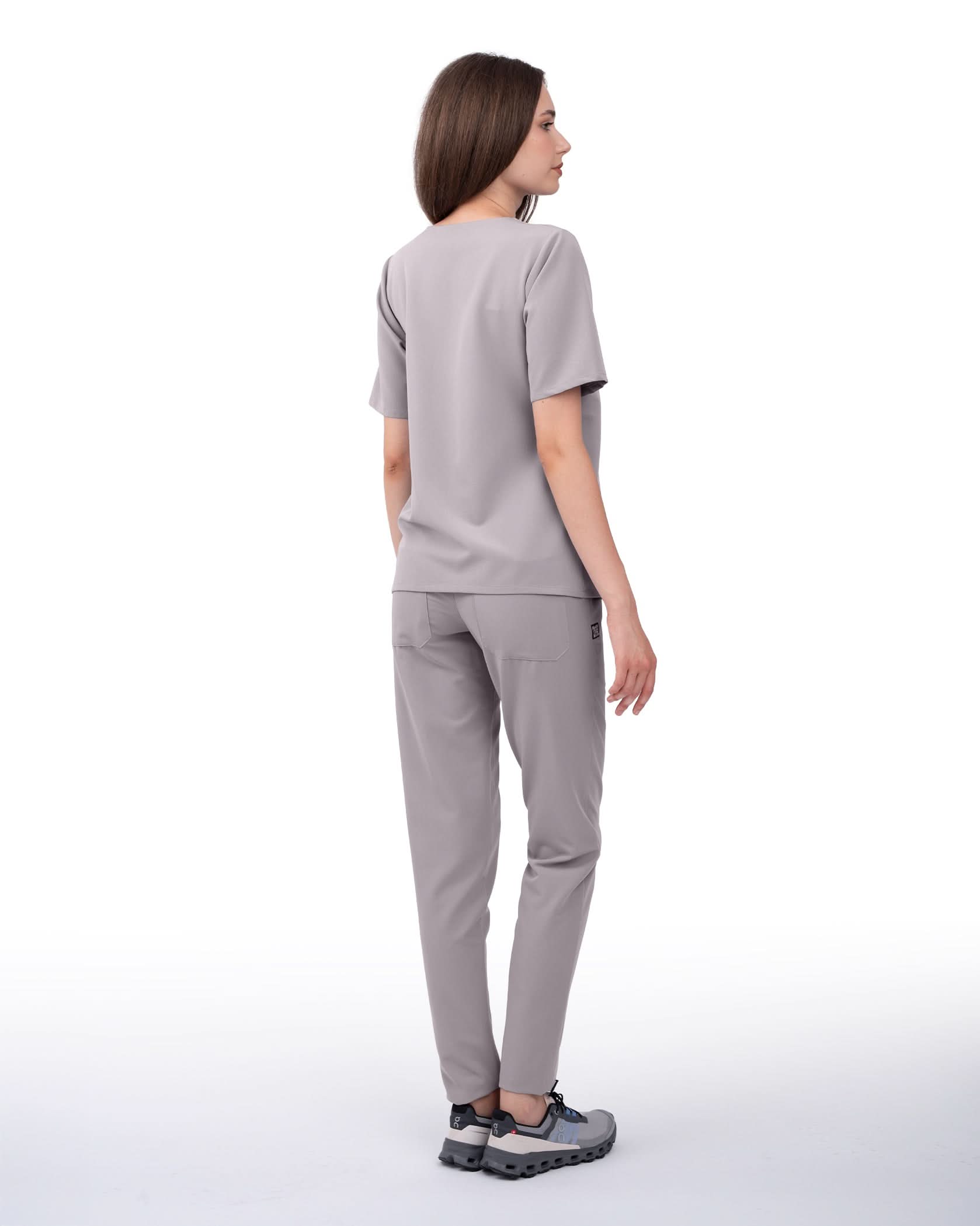 Bluza medicala ANAIS gri - 1zero1.ro