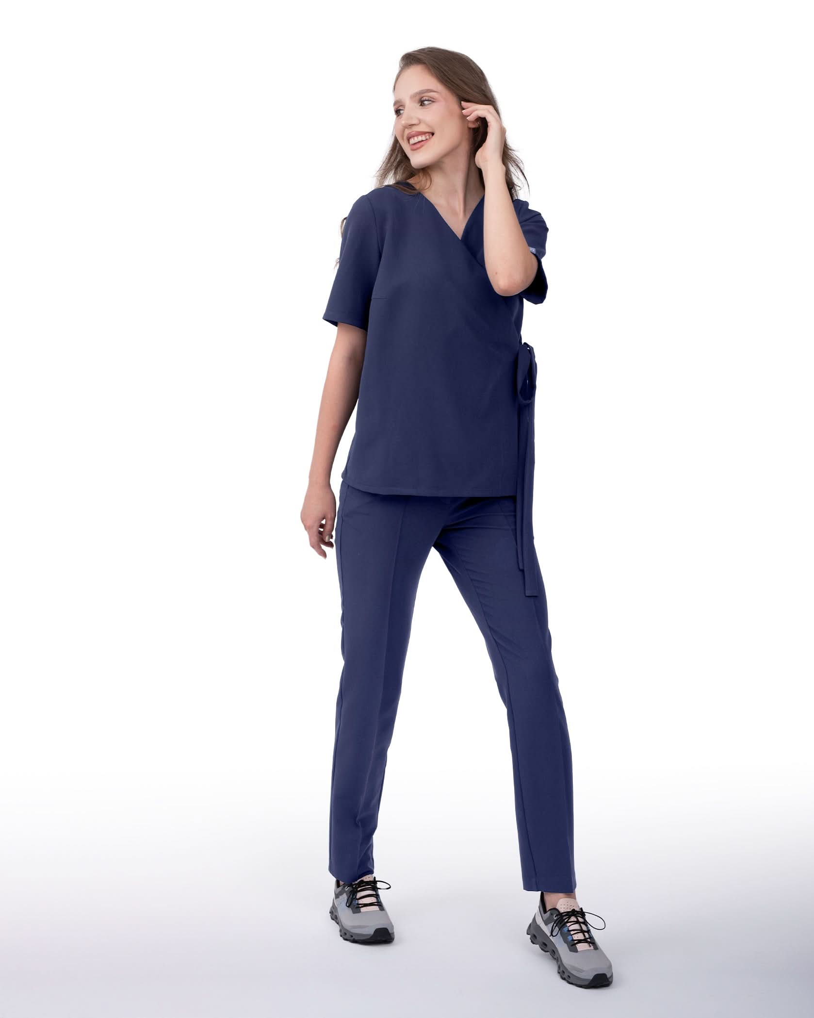 Bluza medicala ANAIS navy - 1zero1.ro