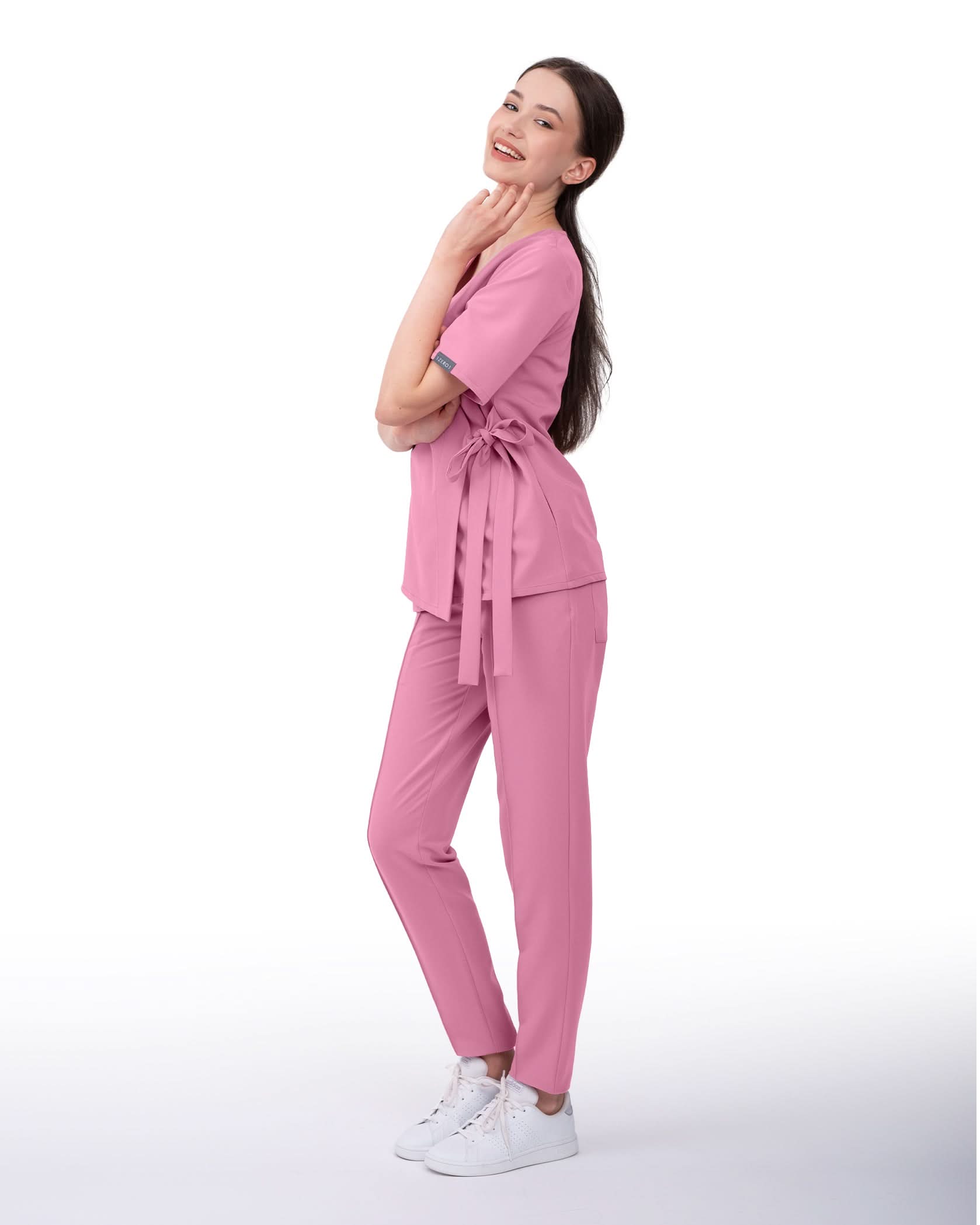 Bluza medicala ANAIS rose dust - 1zero1.ro