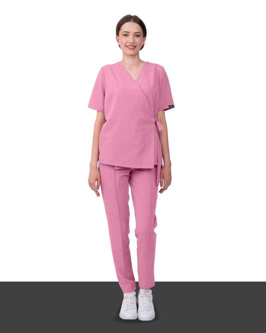 Bluza medicala ANAIS rose dust - 1zero1.ro