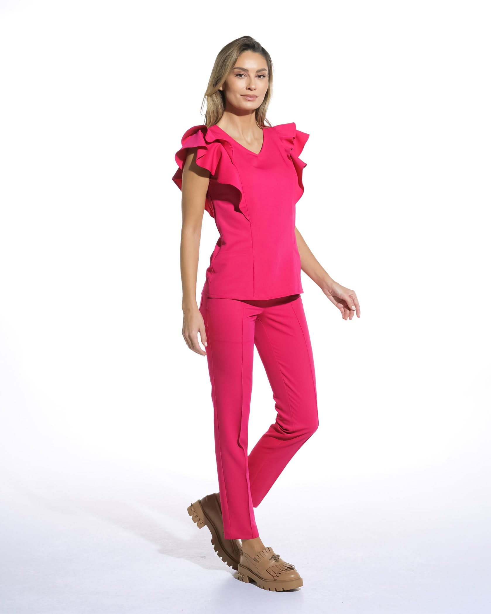 Bluza medicala AVRA amarant - 1zero1.ro