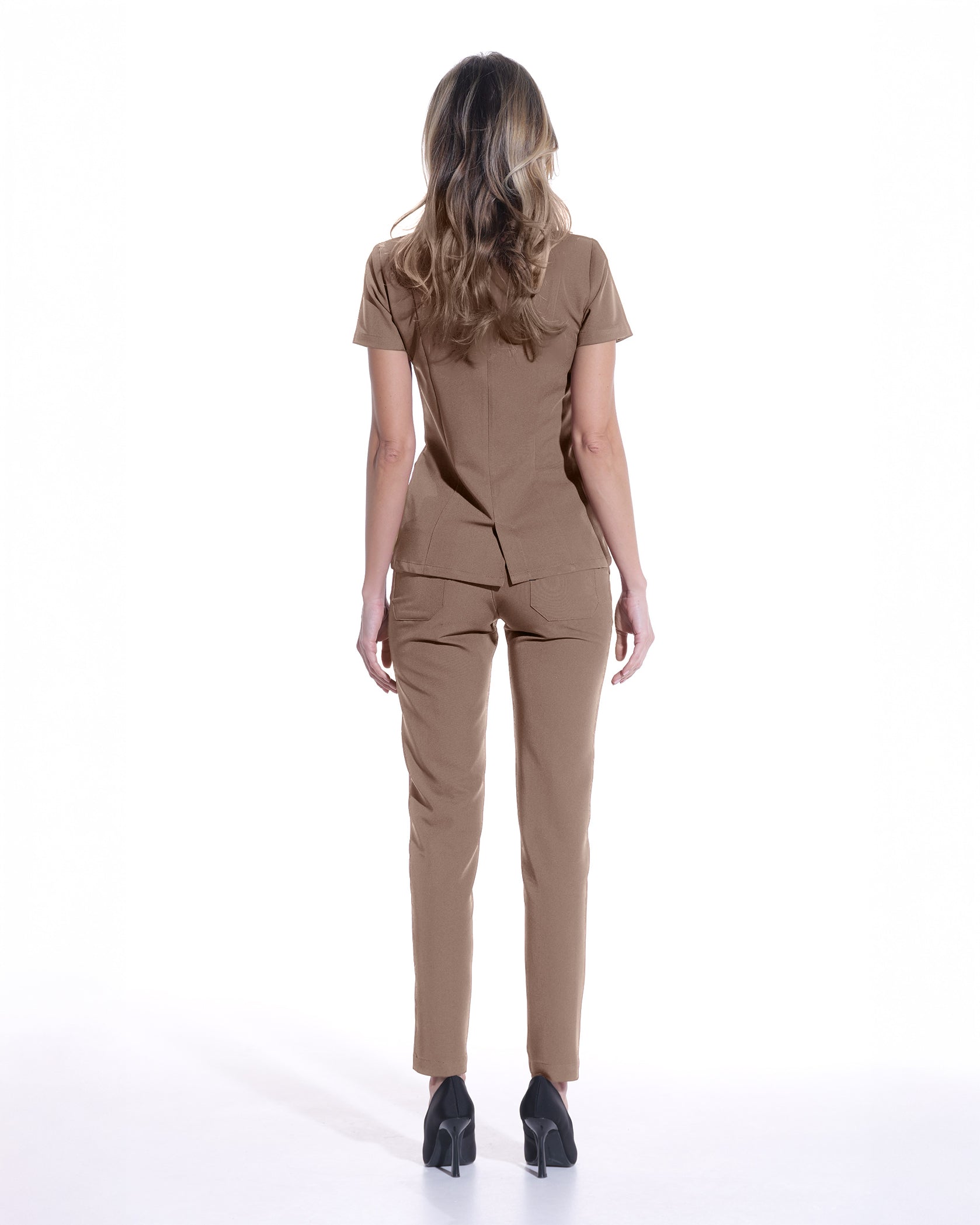 PERLA bluza medicala cappuccino - Imagine 5