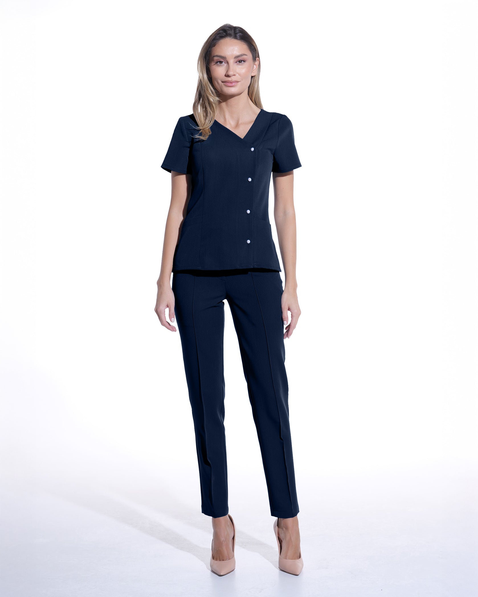 PERLA bluza medicala navy - Imagine 4